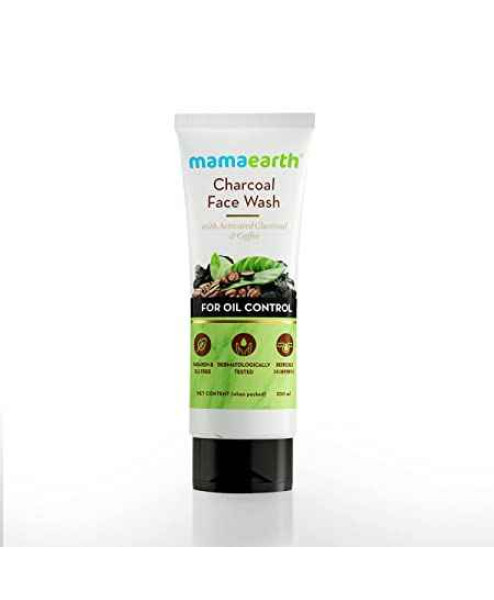 Mamaearth Charcoal Face Wash with Activated Charcoal, Coffee for Oil Control 100ML 